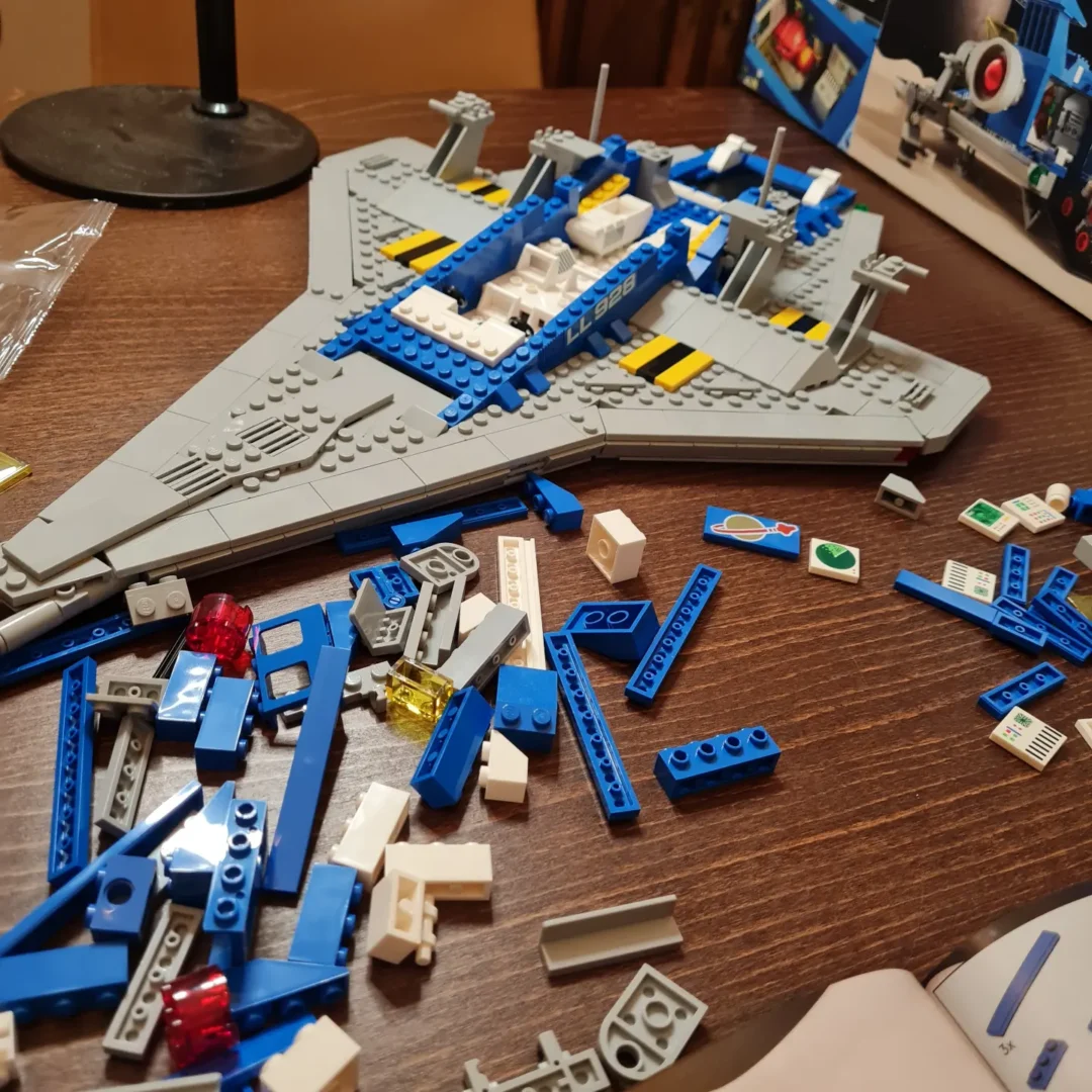 Lego Galaxy Explorer in der Bauphase
