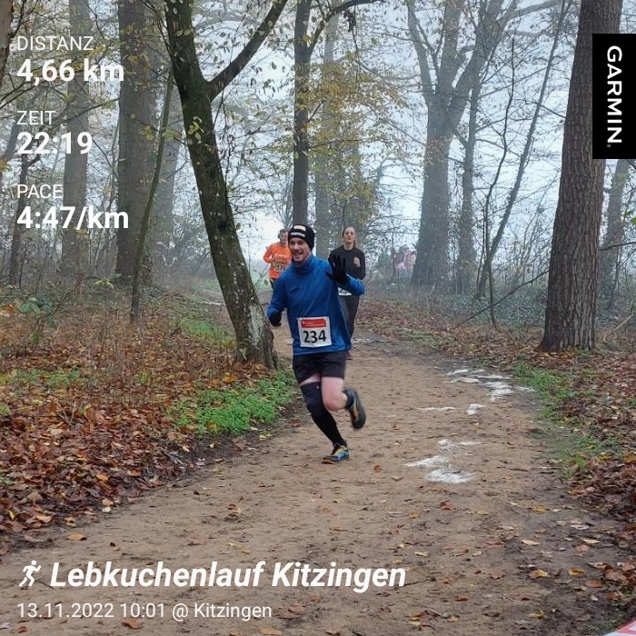 Streckenfoto vom Lebkuchenlauf 2022 in Kitzingen