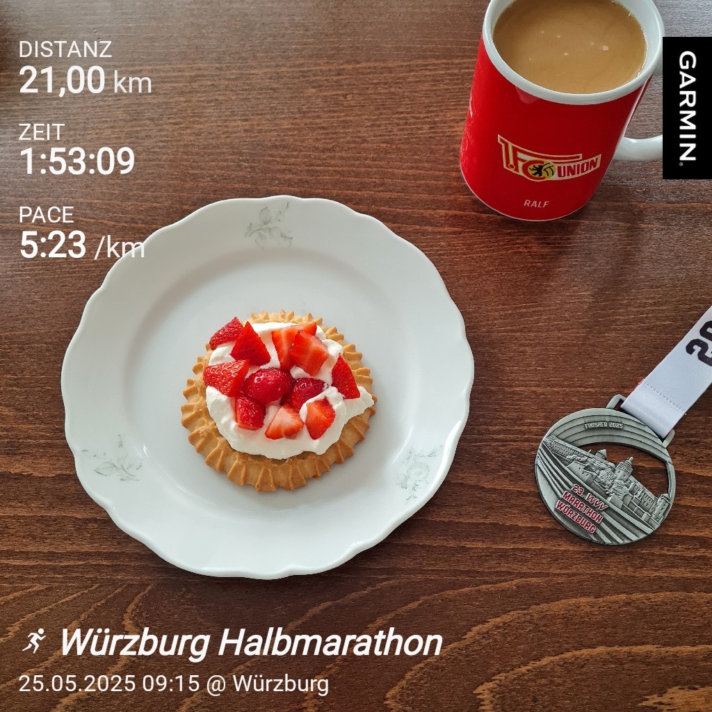 Finisher-Törtchen nach dem WVV Halbmarathon 2025